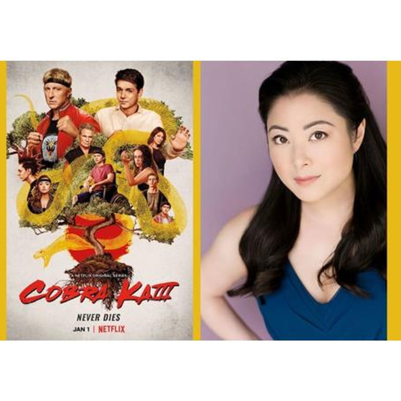 Actress, Comedian Miki Yamashita talks career, #CobraKai3 on #ConversationsLIVE episode artwork