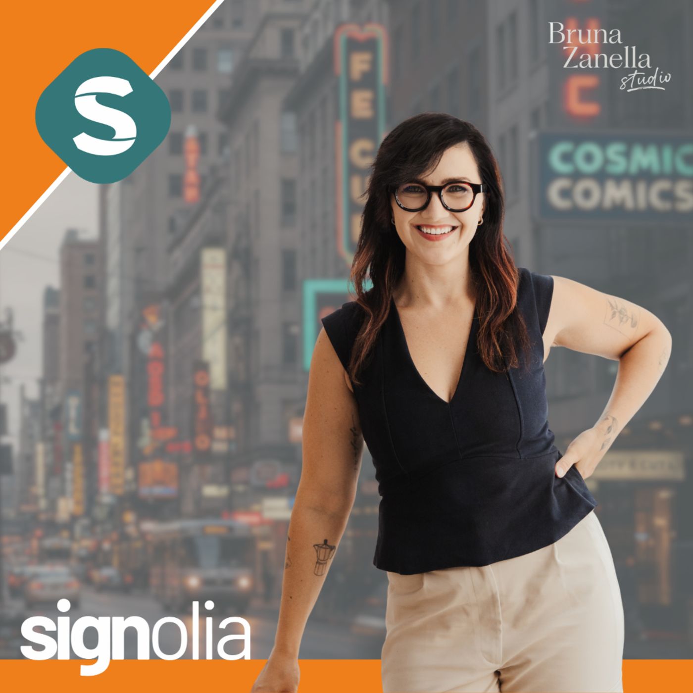 Bruna Zanella: diseño con propósito, identidad y estrategia visual episode artwork