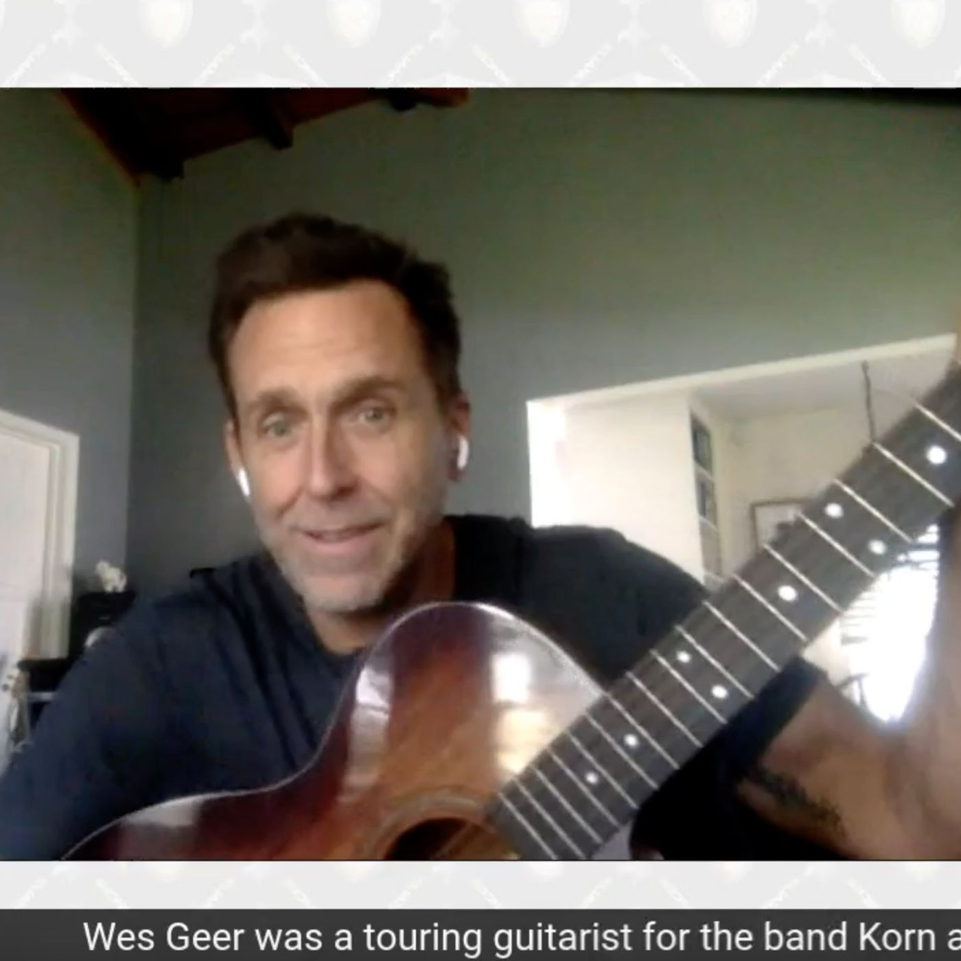 Wes Geer guitarist for Korn and founder Rock To Recovery