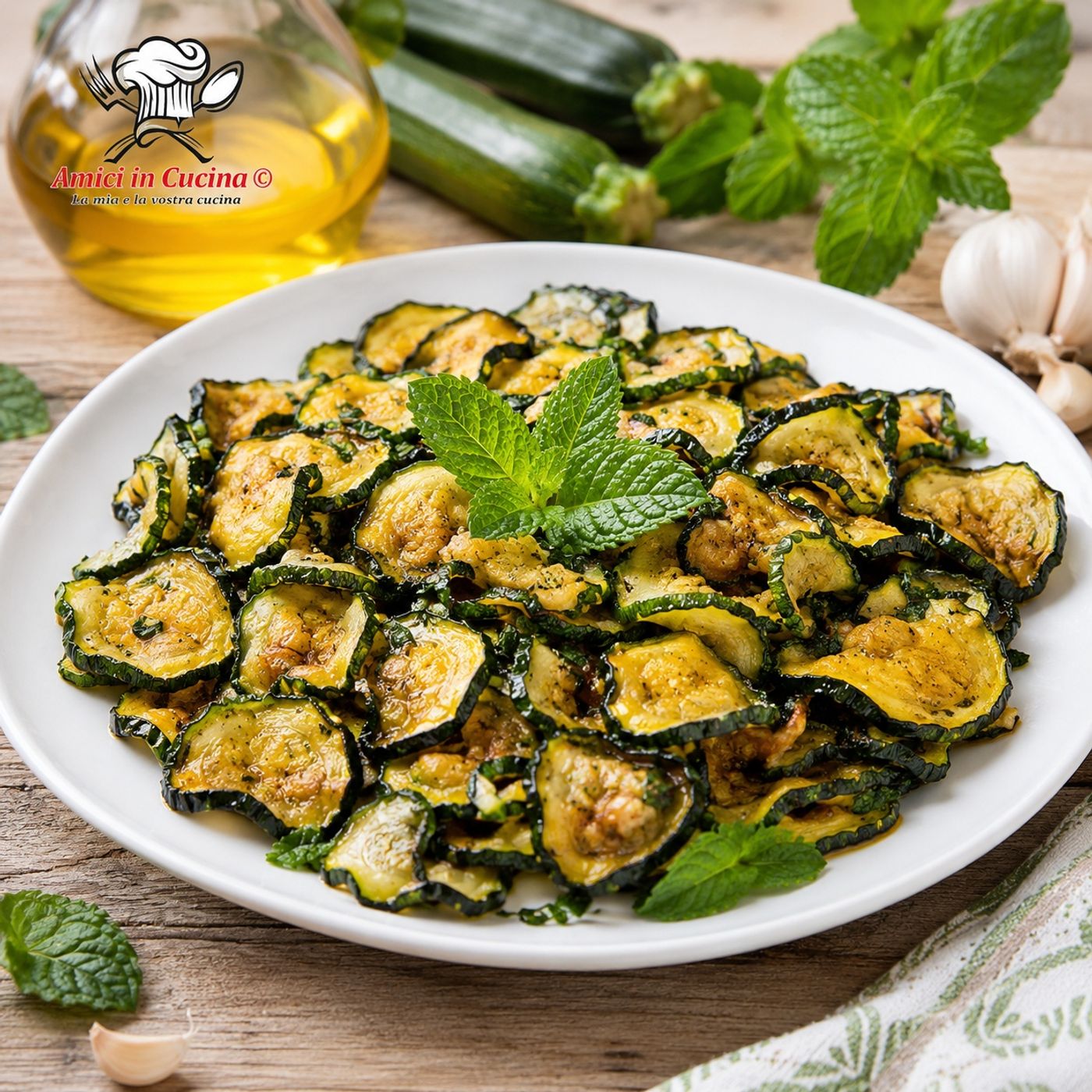 Zucchine alla Scapece alla Napoletana con Burratina e Pomodori Secchi: Antipasto Estivo Facile e Gustoso episode artwork