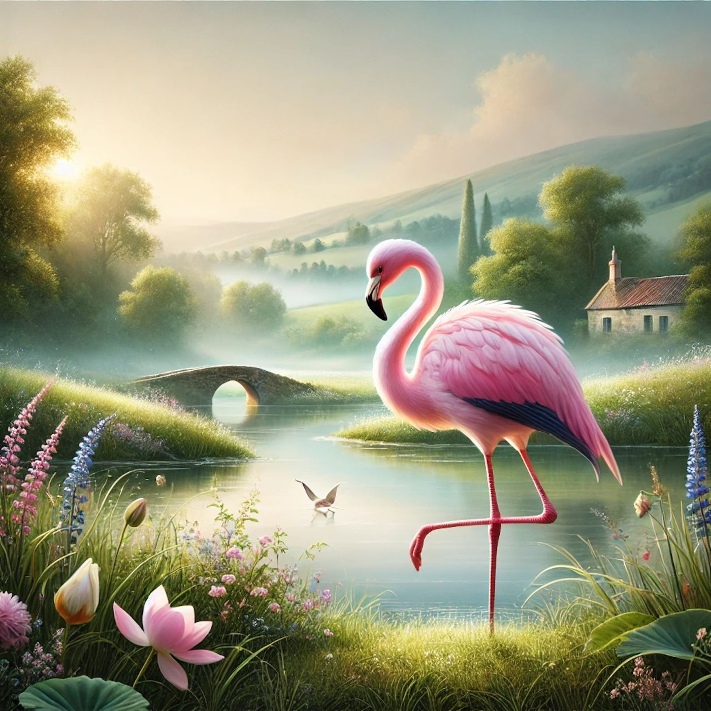 Tu t’es déjà demandé pourquoi les flamants roses se tiennent souvent sur une seule patte ? episode artwork