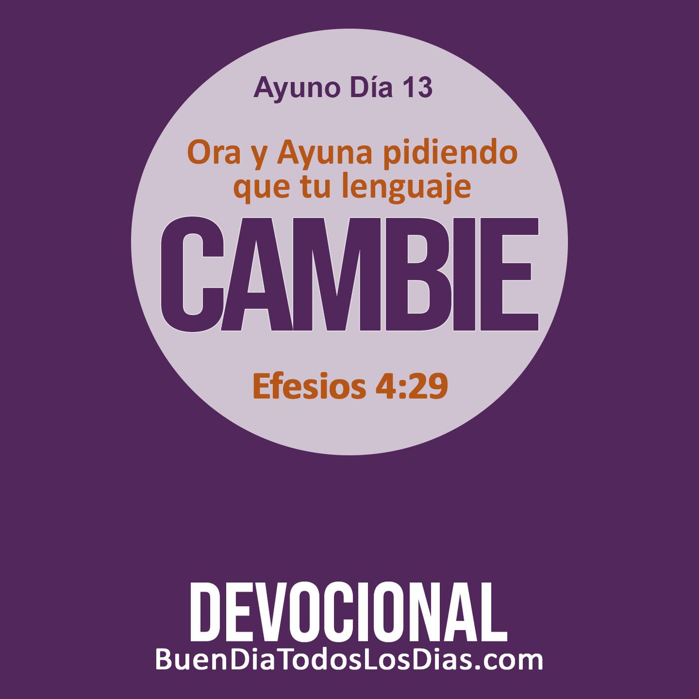 Ayuno Día 13 – Que tus palabras sanen episode artwork