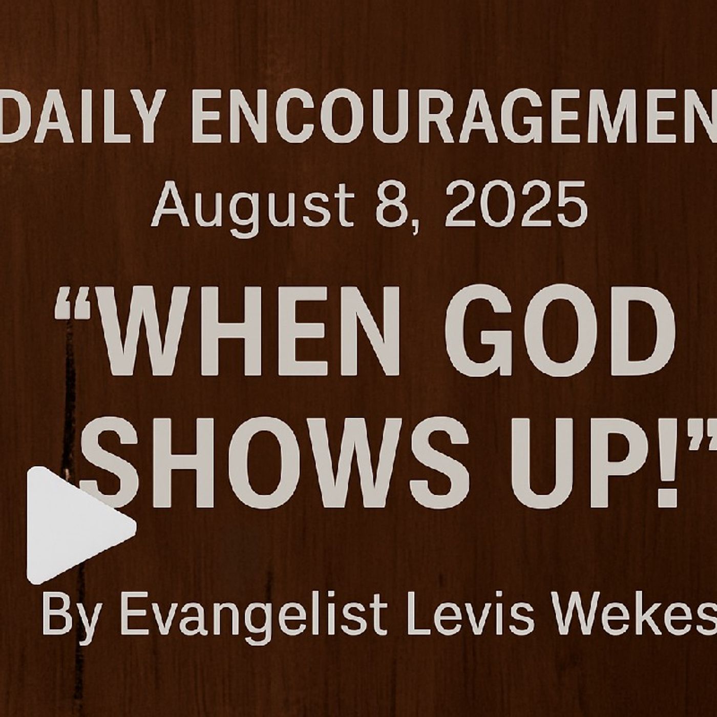 Evangelist Levis Wekesa\'s podcast