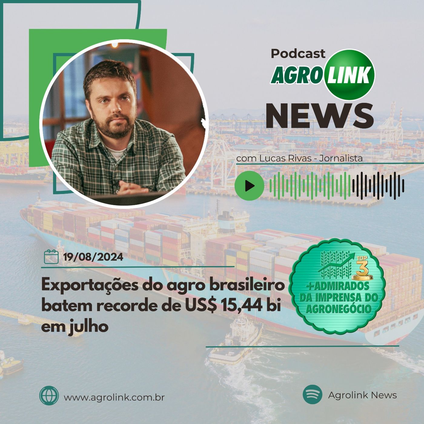 Brasil exportou US$ 58 bi para a China em um ano, alta de 10% episode artwork