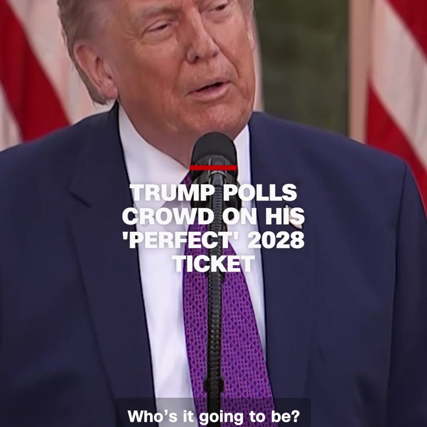 President Donald Trump brought up one of the biggest questions inside Trump world while hosting a private dinner in the Rose Garden on Monda episode artwork