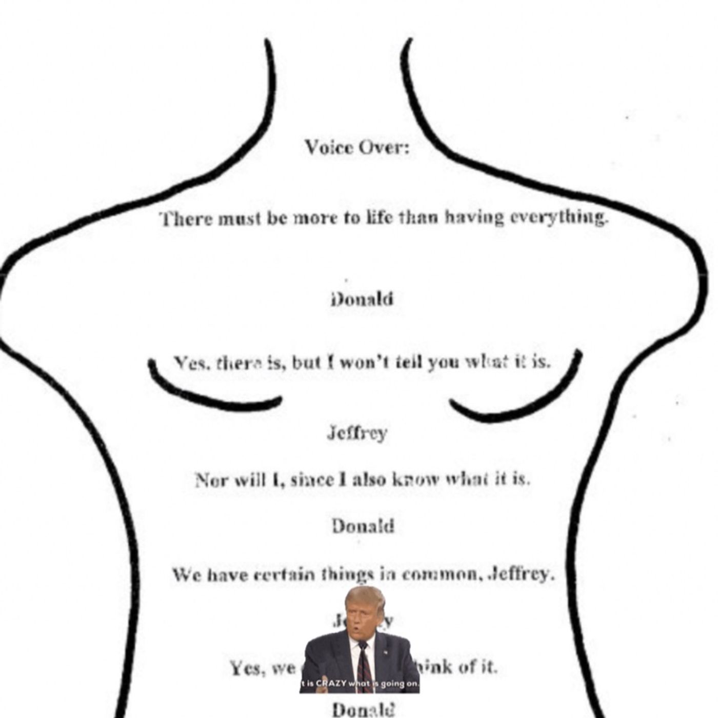 Jeffery Epstein X DJT NOTE (WALL STREET standing on BIZ!)