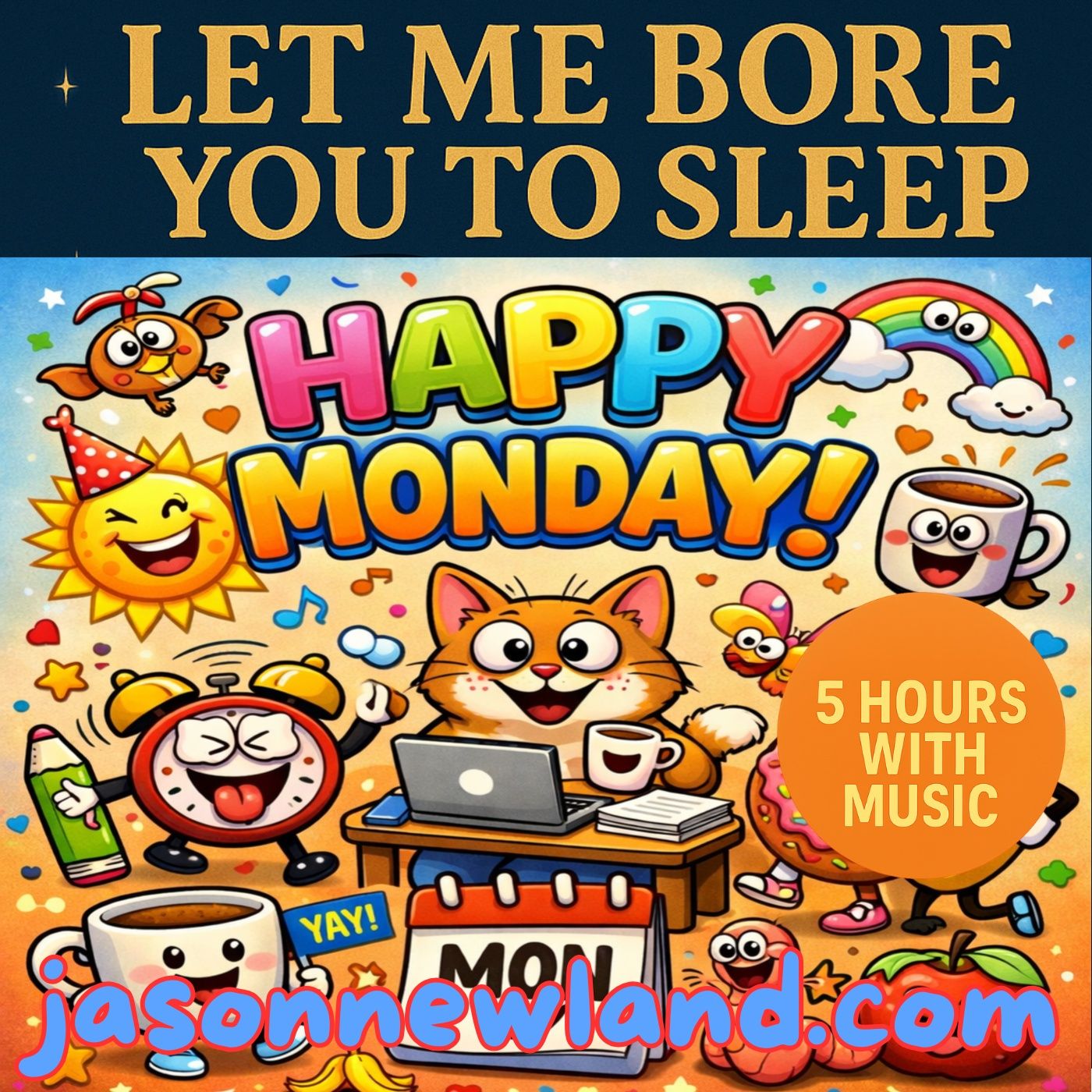 (music) (5 hours) Happy Monday to you | LMBYTS #1523 | Jason Newland | 29th December 2025