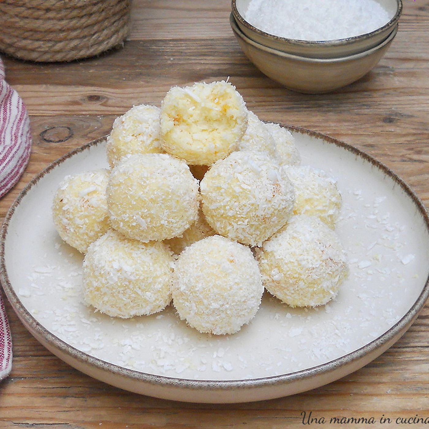 Tartufini cocco e ananas