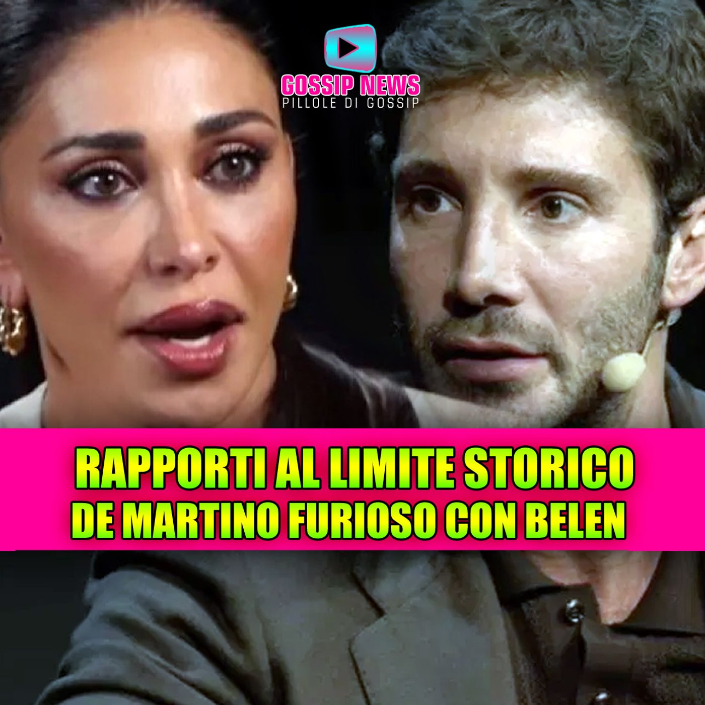 Stefano De Martino furioso con Belen Rodriguez: cosa è successo davvero