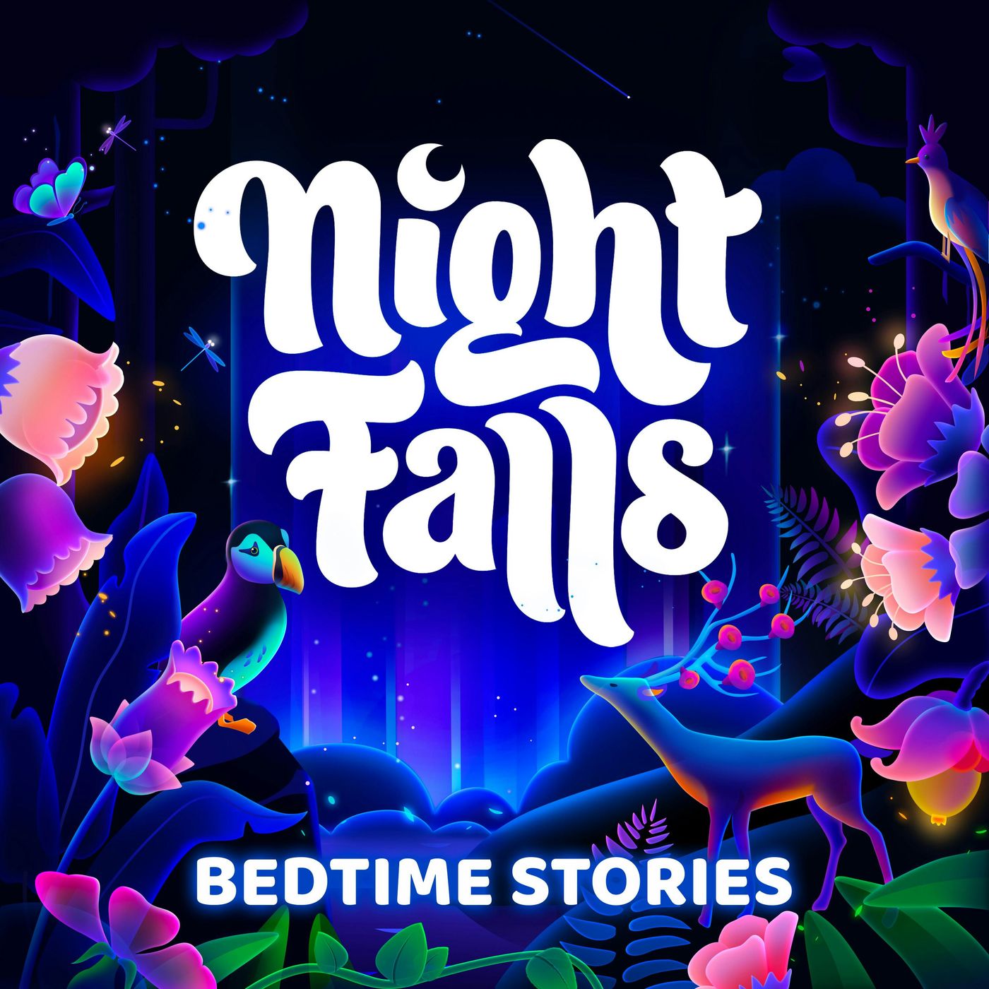 Night Falls: Bedtime Story, Sleep Story, Sleep Podcast podcast artwork