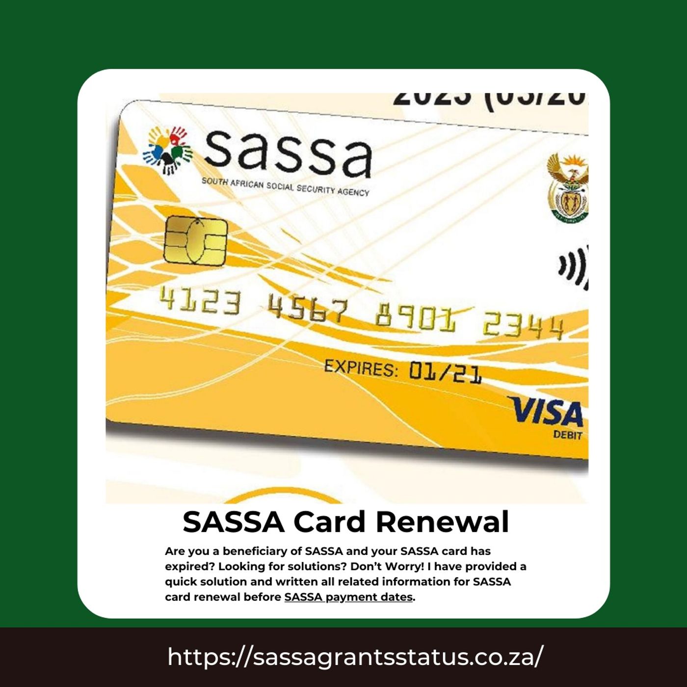 SASSA Card Renewal podcast artwork