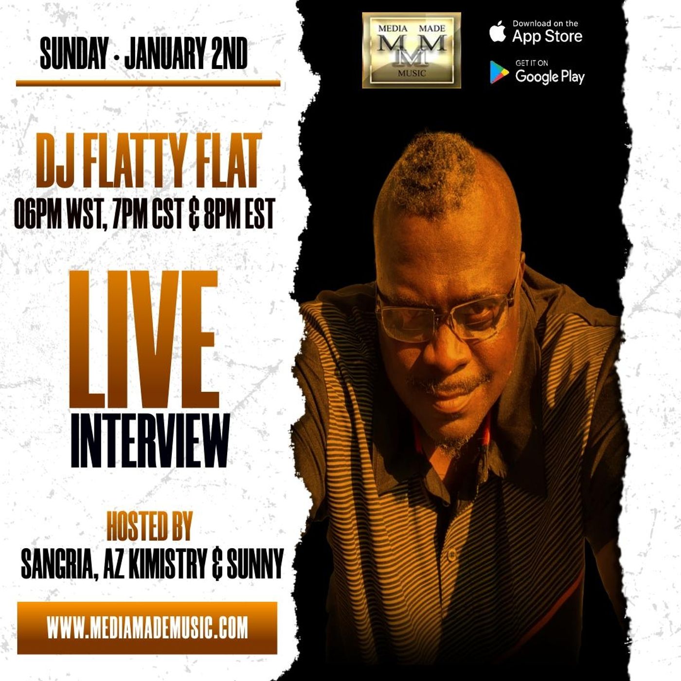 Media Made Music Interview Legendary Dj Flatty Flat Black 1/2/22