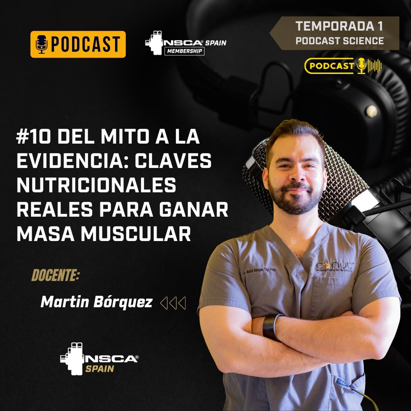 #10 Del mito a la evidencia: claves nutricionales reales para ganar masa muscular episode artwork