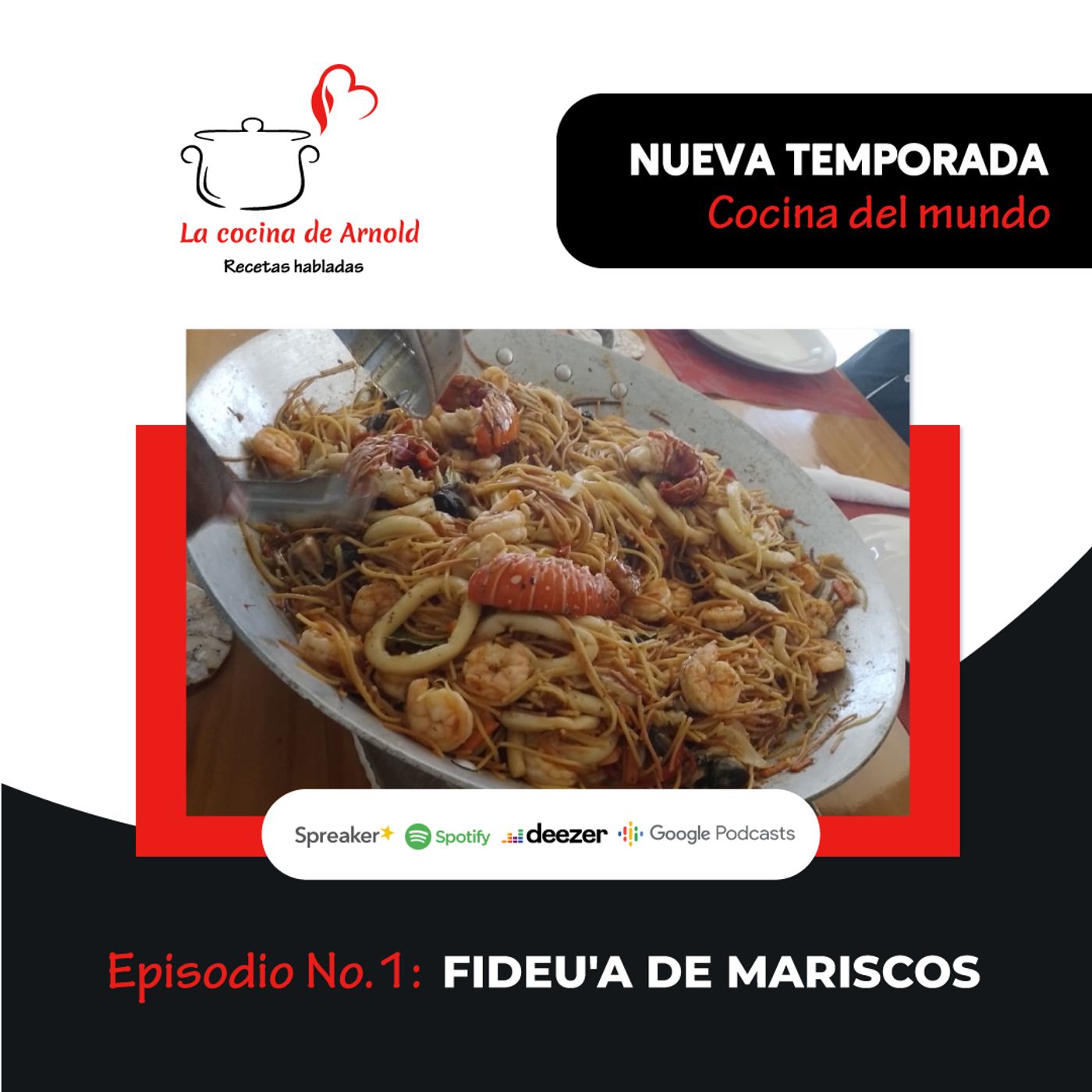 La cocina de Arnold, recetas habladas