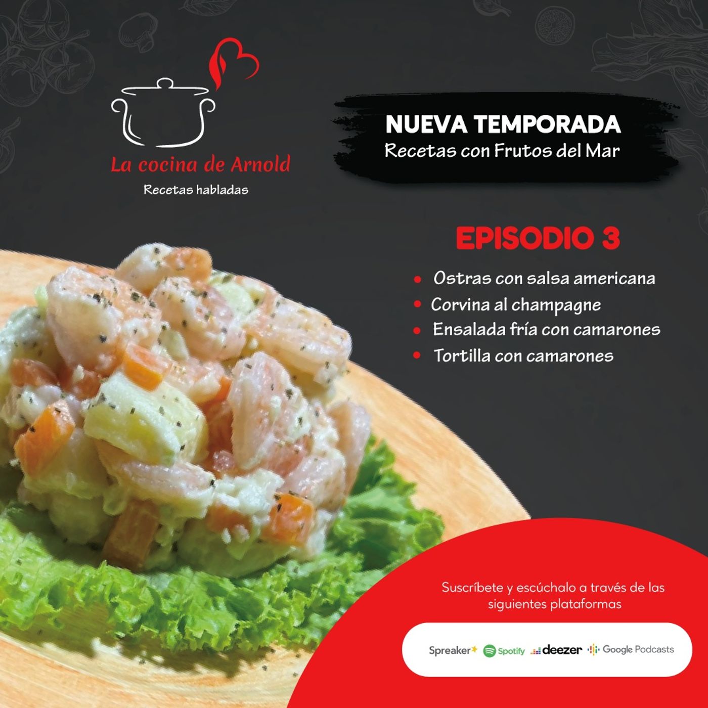 La cocina de Arnold, recetas habladas