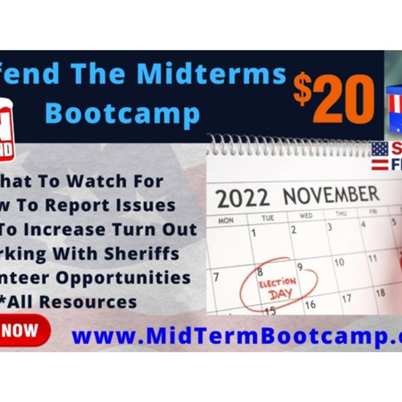 384: Midterm Bootcamp - Get Serious, Fear God & Win - Strategies To Save America episode artwork