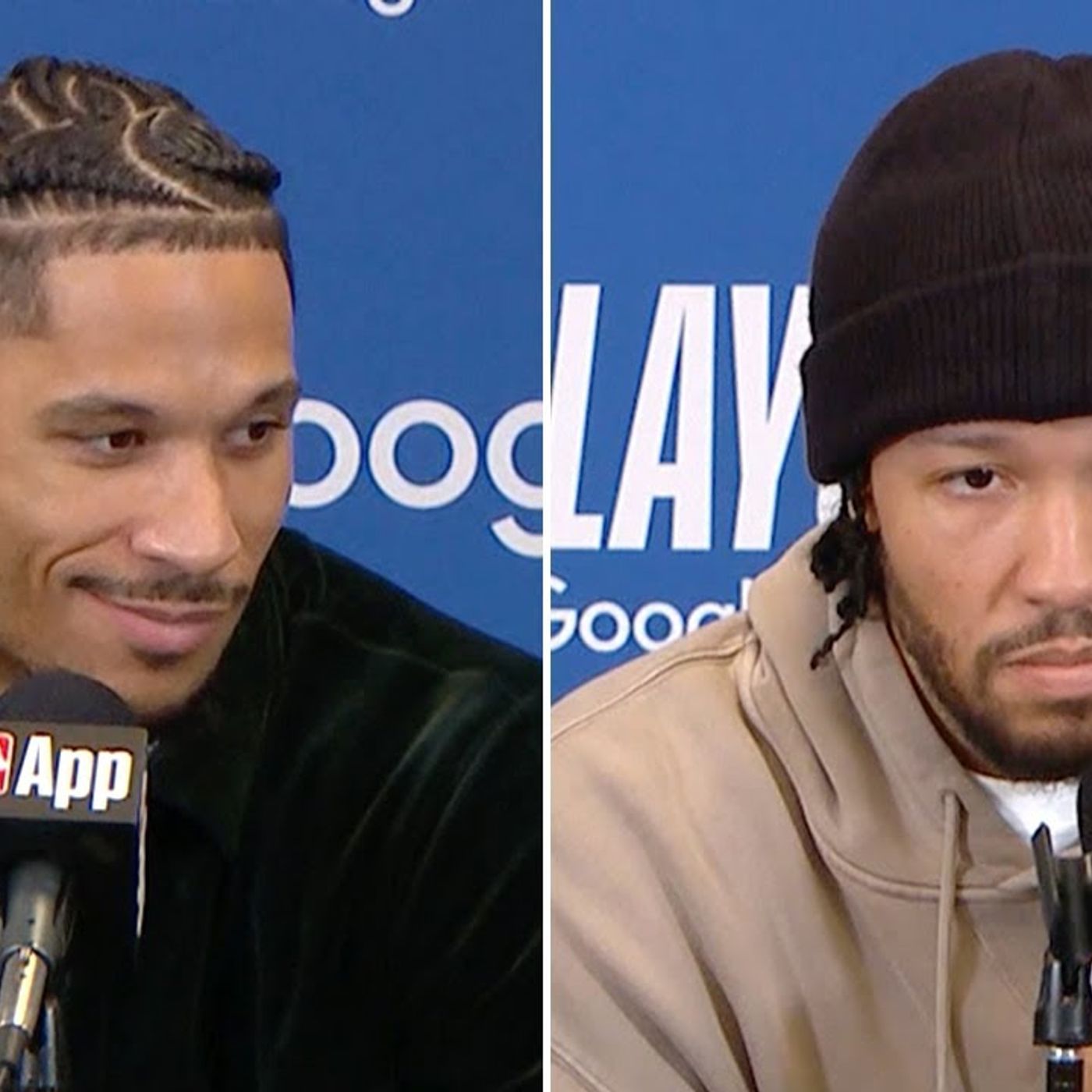 Jalen Brunson & Josh Hart Talk Game 2 Comeback to Go Up 2-0 vs. Celtics _ 2025 NBA Playoffs episode artwork