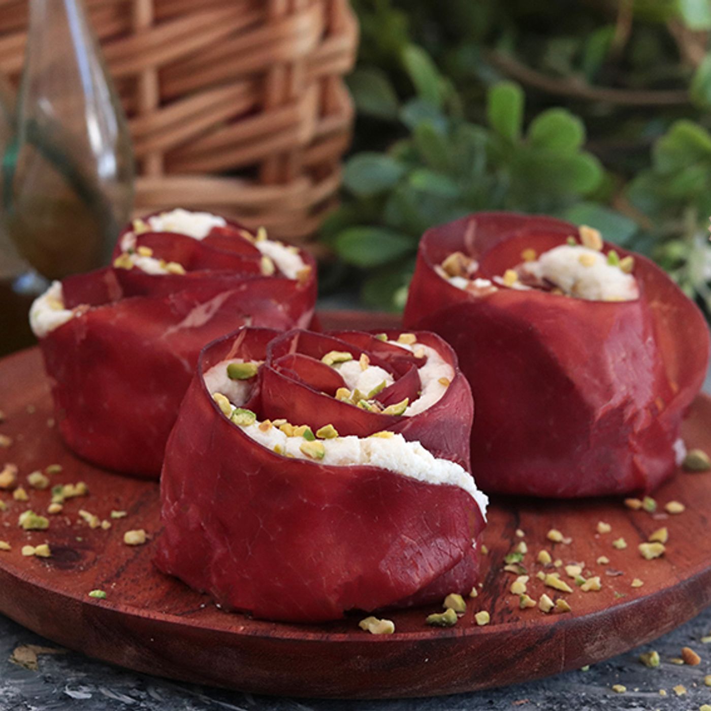 Rose di bresaola senza cottura