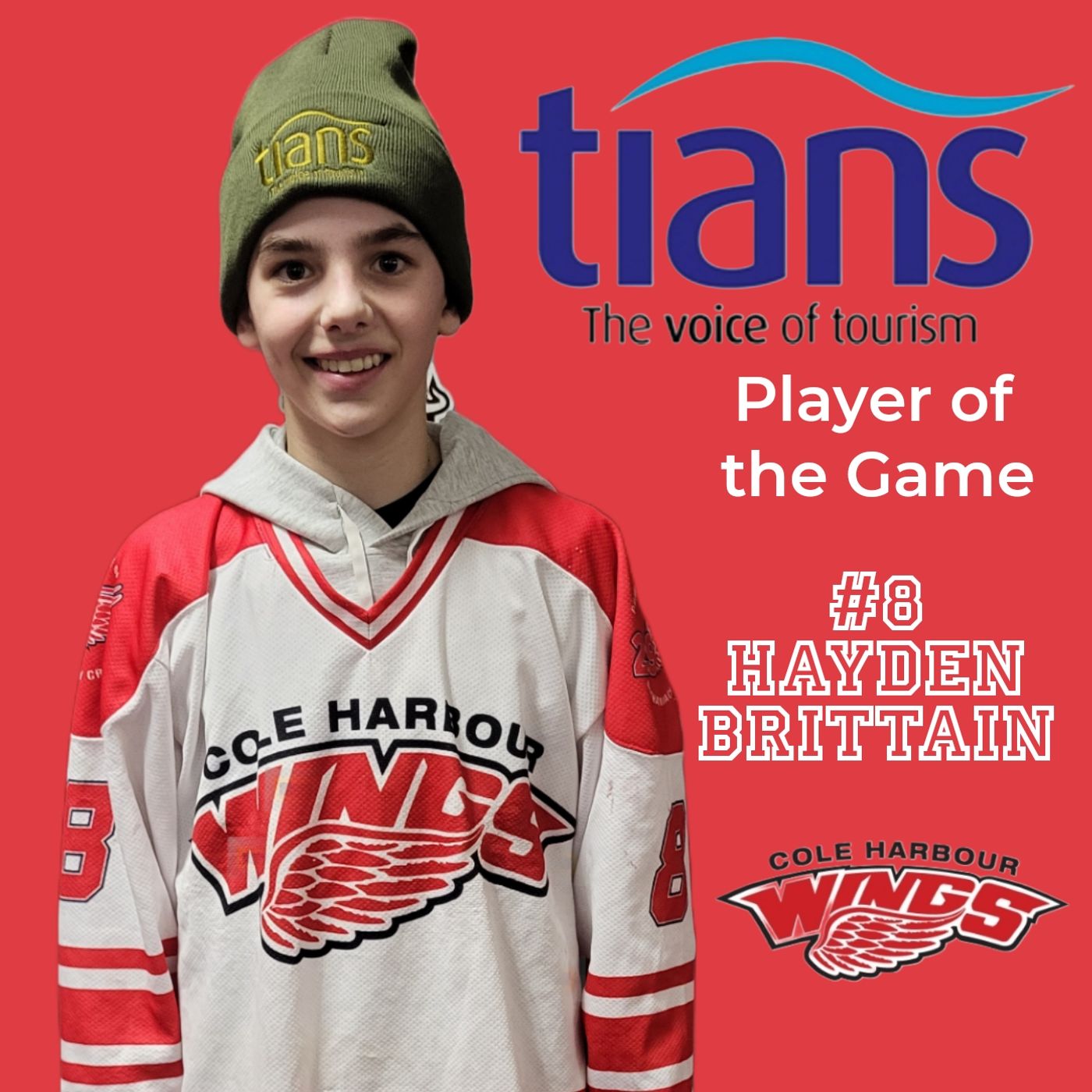 TIANS Player of the Game - Hayden Brittain episode artwork