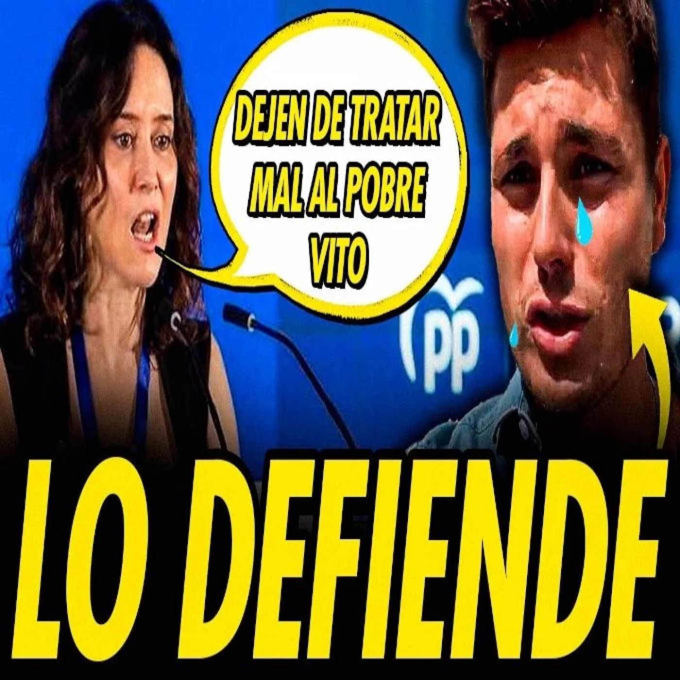 Dos mentirosos separados al nacer: ayuso sale en defensa de vito quiles episode artwork