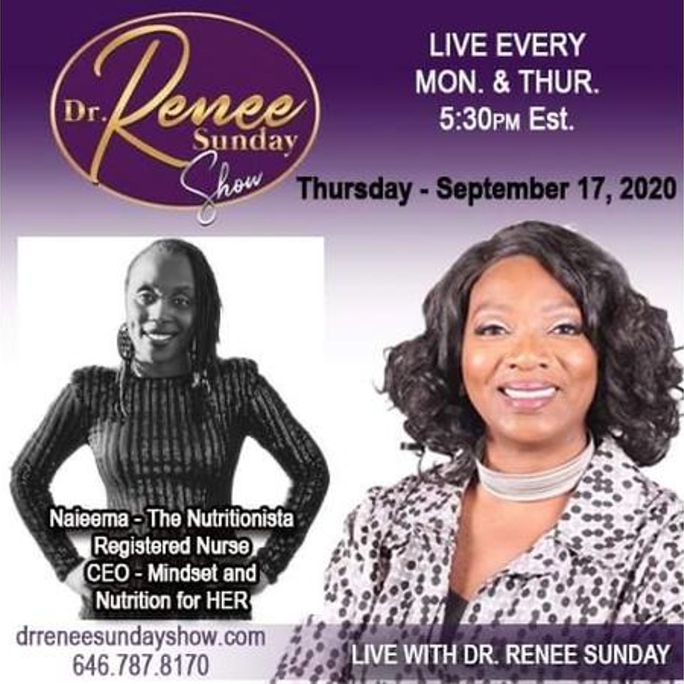 Dr. Renee Sunday\'s show