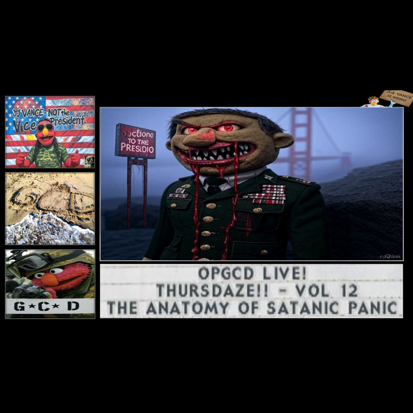 OpGCD Live! Thursdaze!! - Vol 12 - The Anatomy of Satanic Panic - FREE PATREON PREVIEW