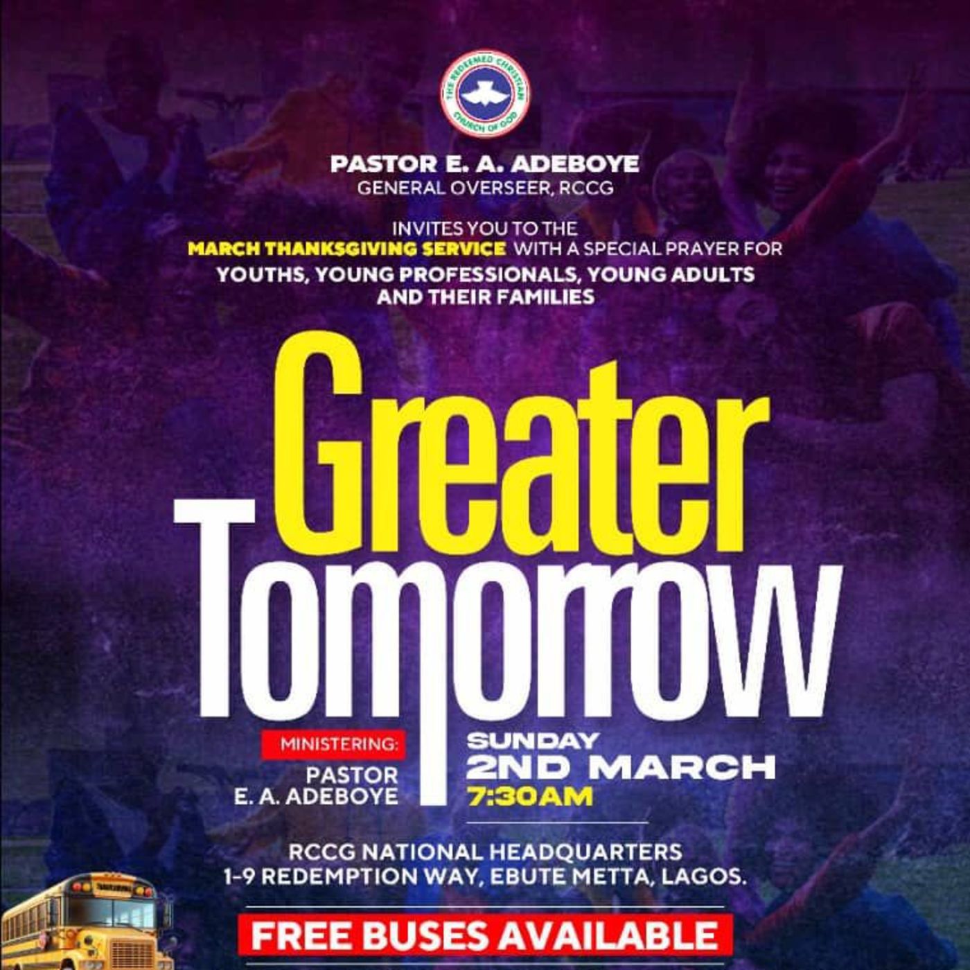 The Redeemed Christian Church of God, Unity Model Parish, Asaba