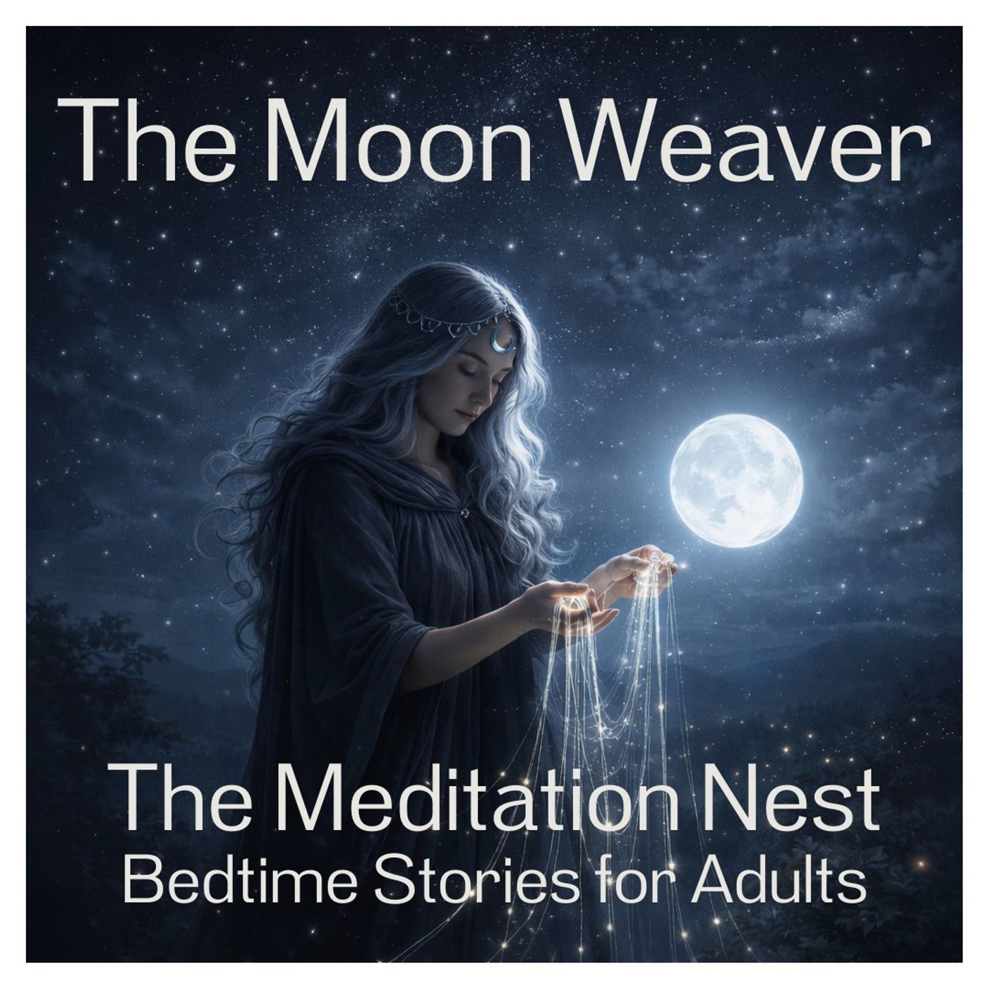 The Moon Weaver | A calming bedtime meditation story episode artwork