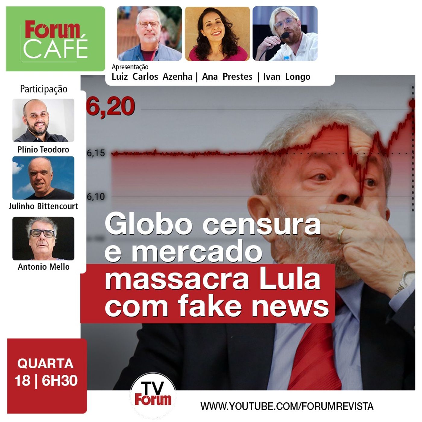 Globo censura e mercado massacra Lula com fake news | Fórum Café | 18.12.24
