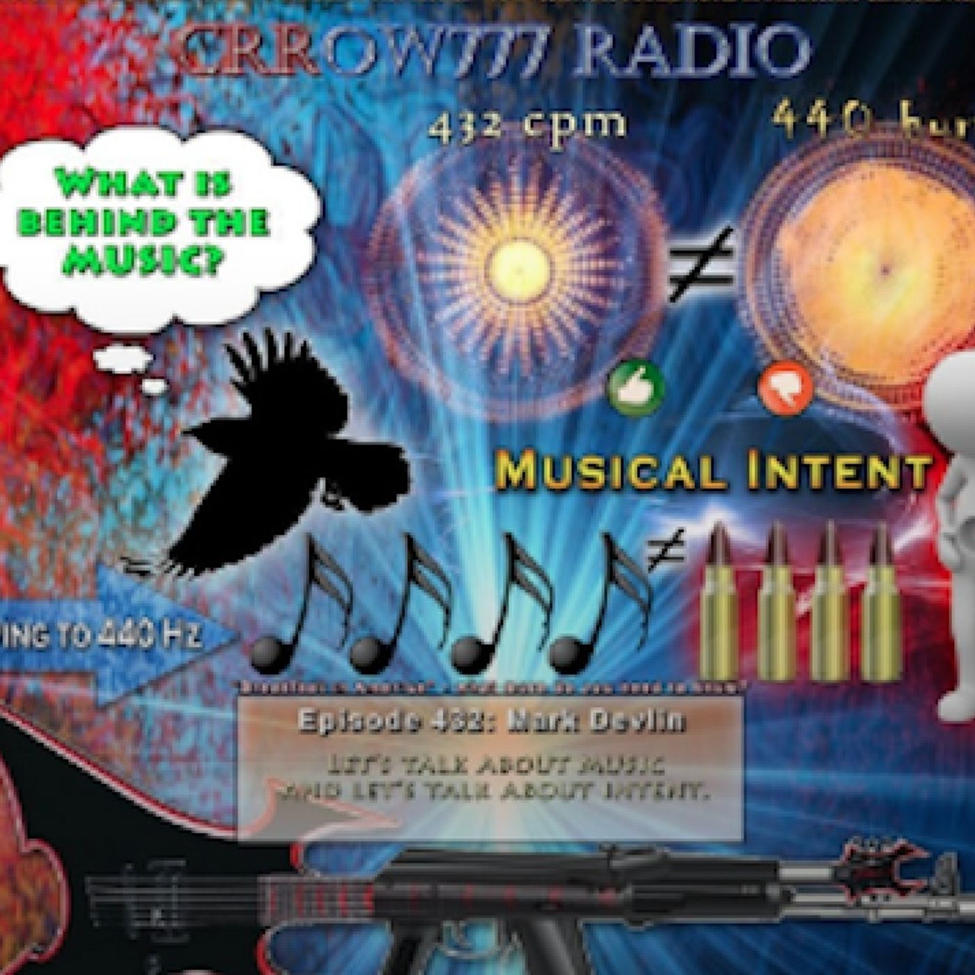 Crrow777 radio excerpt - spiritual signalling in rock songs