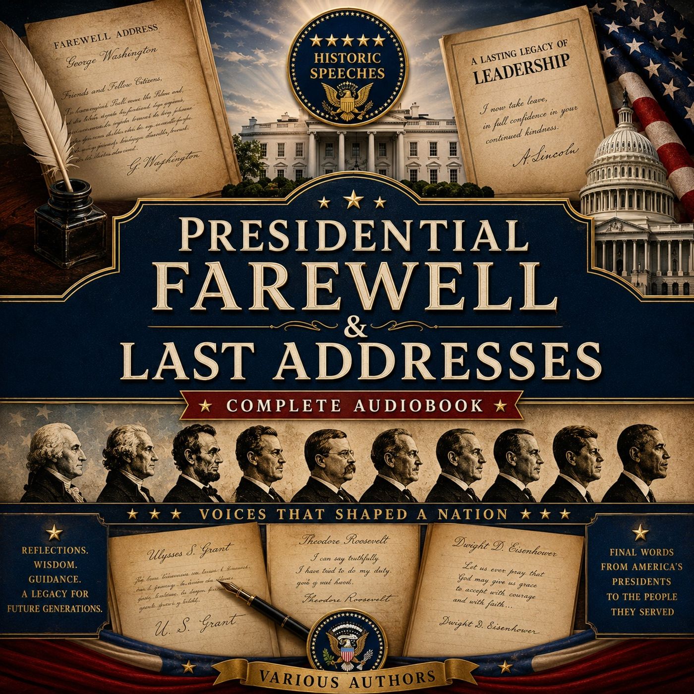 Presidential Farewell and Last Addresses by Various Authors | Complete Audiobook | Historic Final Speeches of American Presidents Part 5 episode artwork