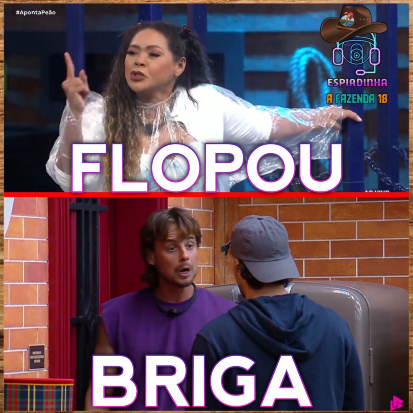 APONTA PEÃO FLOPOU + JOTTAPÊ E DANIEL TRETARAM + ARIELA X MÔNICA | A Fazenda 18 episode artwork