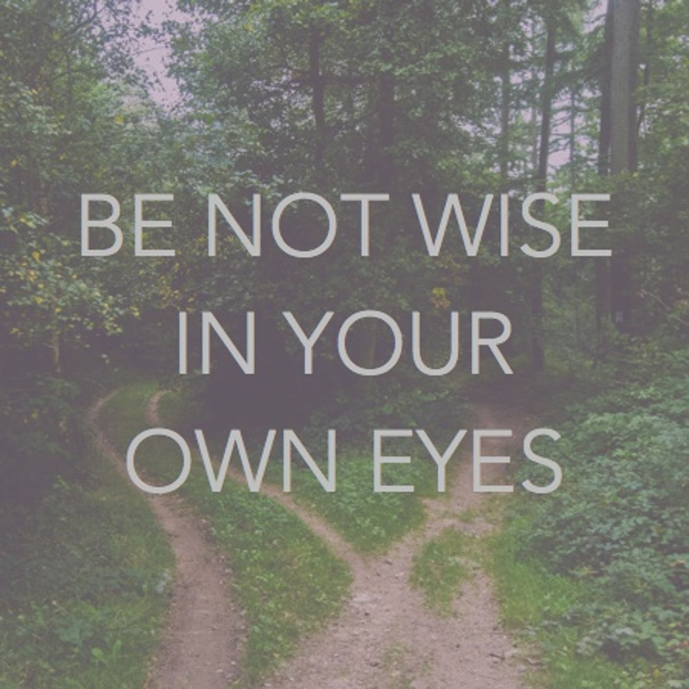 Be Not Wise