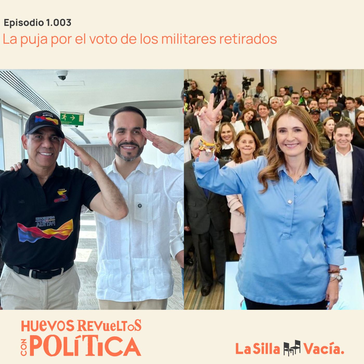 La puja por el voto de los militares retirados