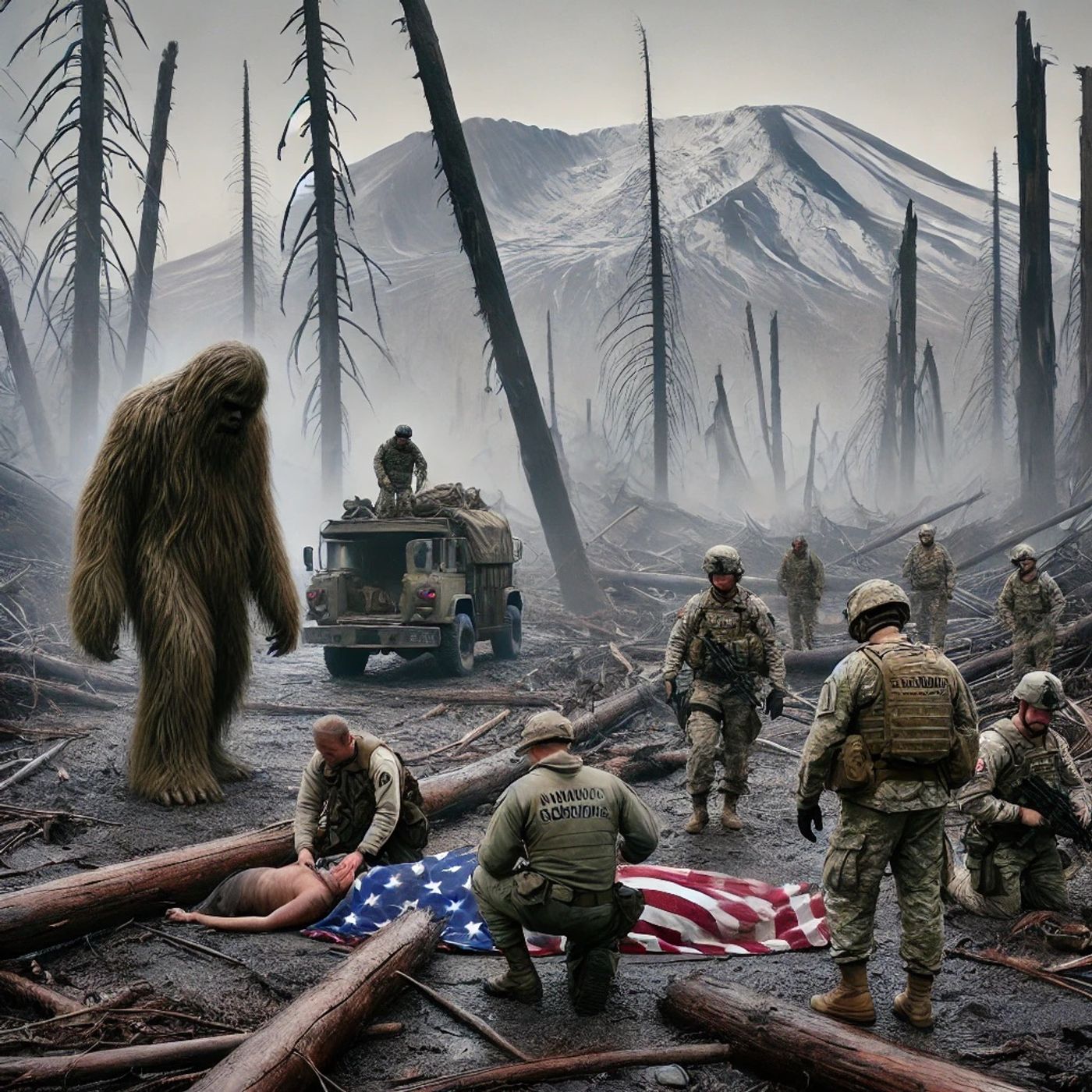 Ashes of the Beast: Bigfoot and the Mount St. Helens Eruption - The Shadow Frequency episode artwork