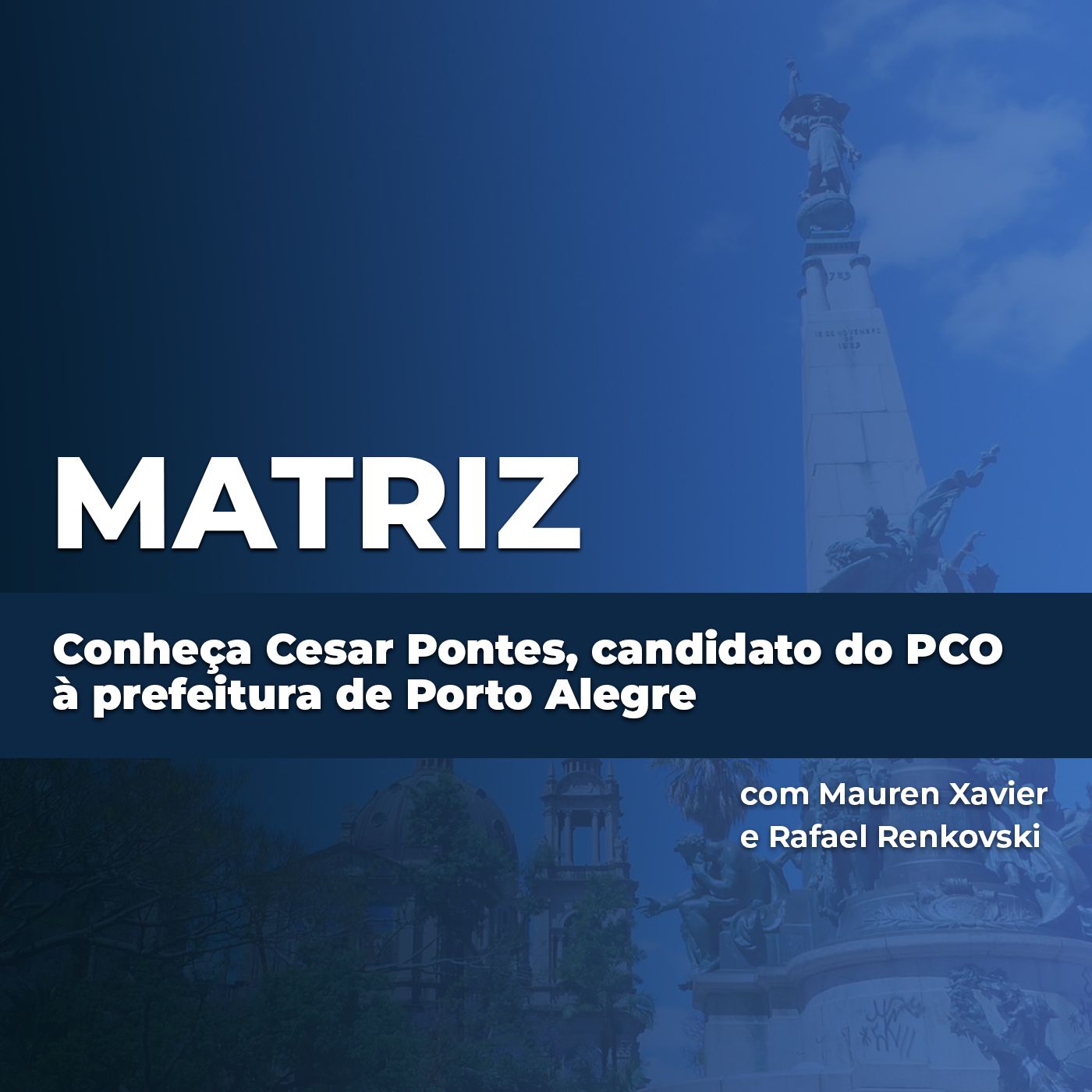 Conheça Cesar Pontes, candidato do PCO à prefeitura de Porto Alegre Conheça Cesar Pontes, candidato do PCO à prefeitura de Porto Alegre