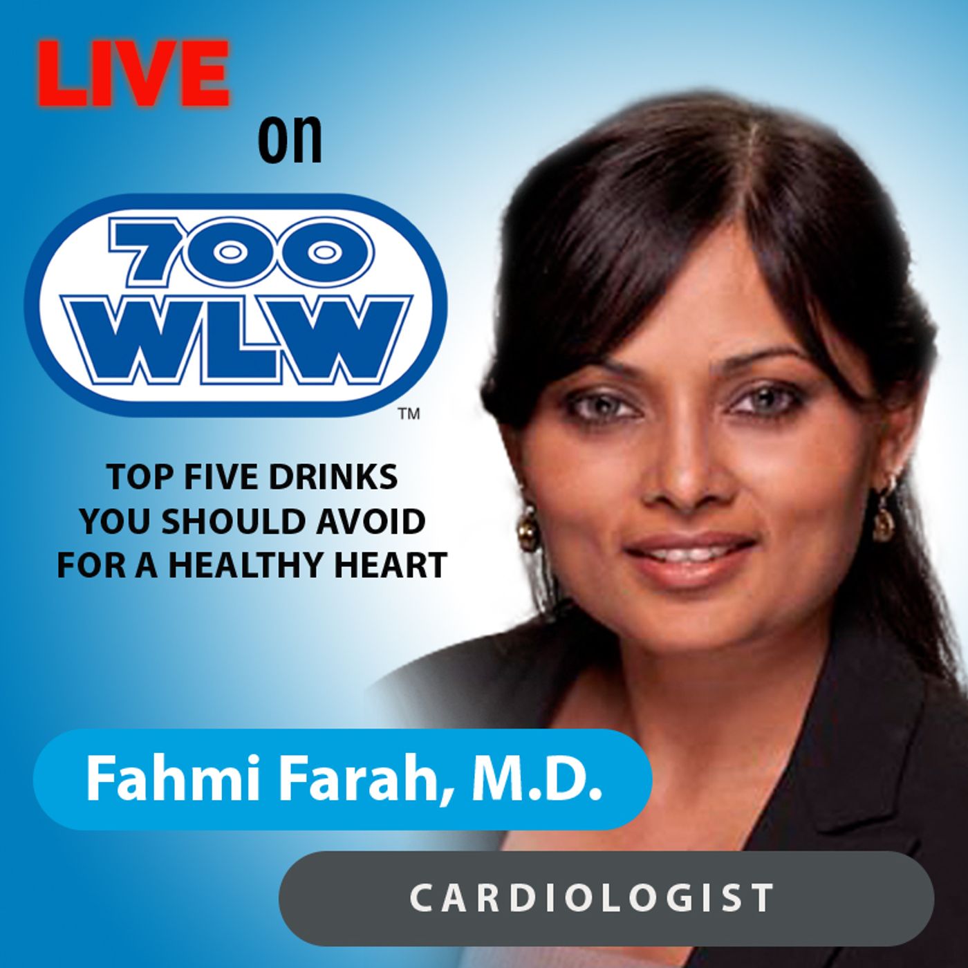 Top five drinks you should avoid for a healthy heart || 700 WLW Cincinnati, Ohio || 4/3/21 episode artwork