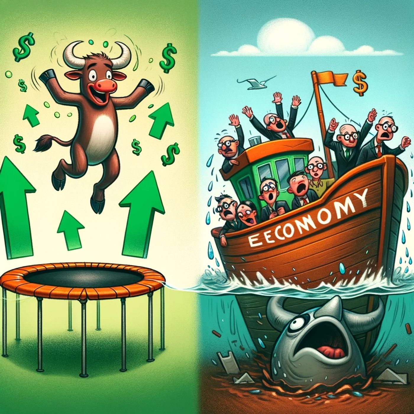¿COMO ES POSIBLE?: SUBEN LAS BOLSAS Y LA ECONOMÍA SE HUNDE - Podcast de Marc Vidal