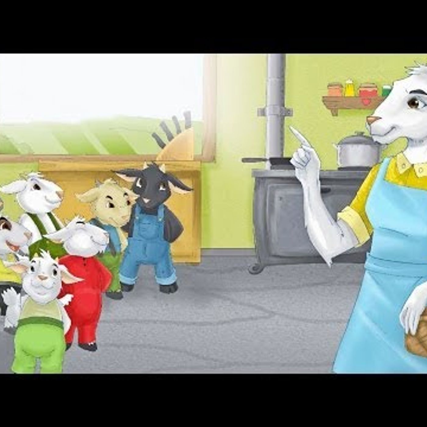 124. El lobo y los siete cabritos - Cuentos infantiles en español