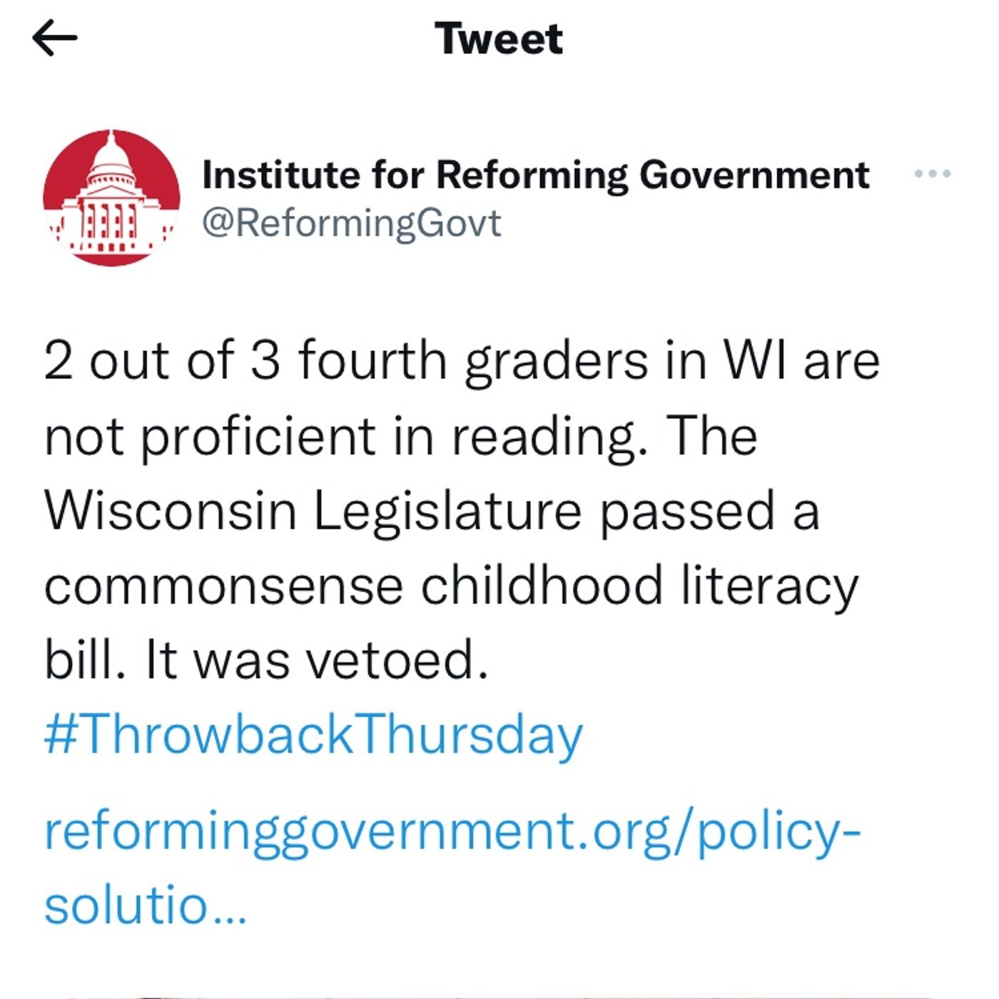 Roughly two out of every three fourth graders in Wisconsin are not proficient in reading. episode artwork