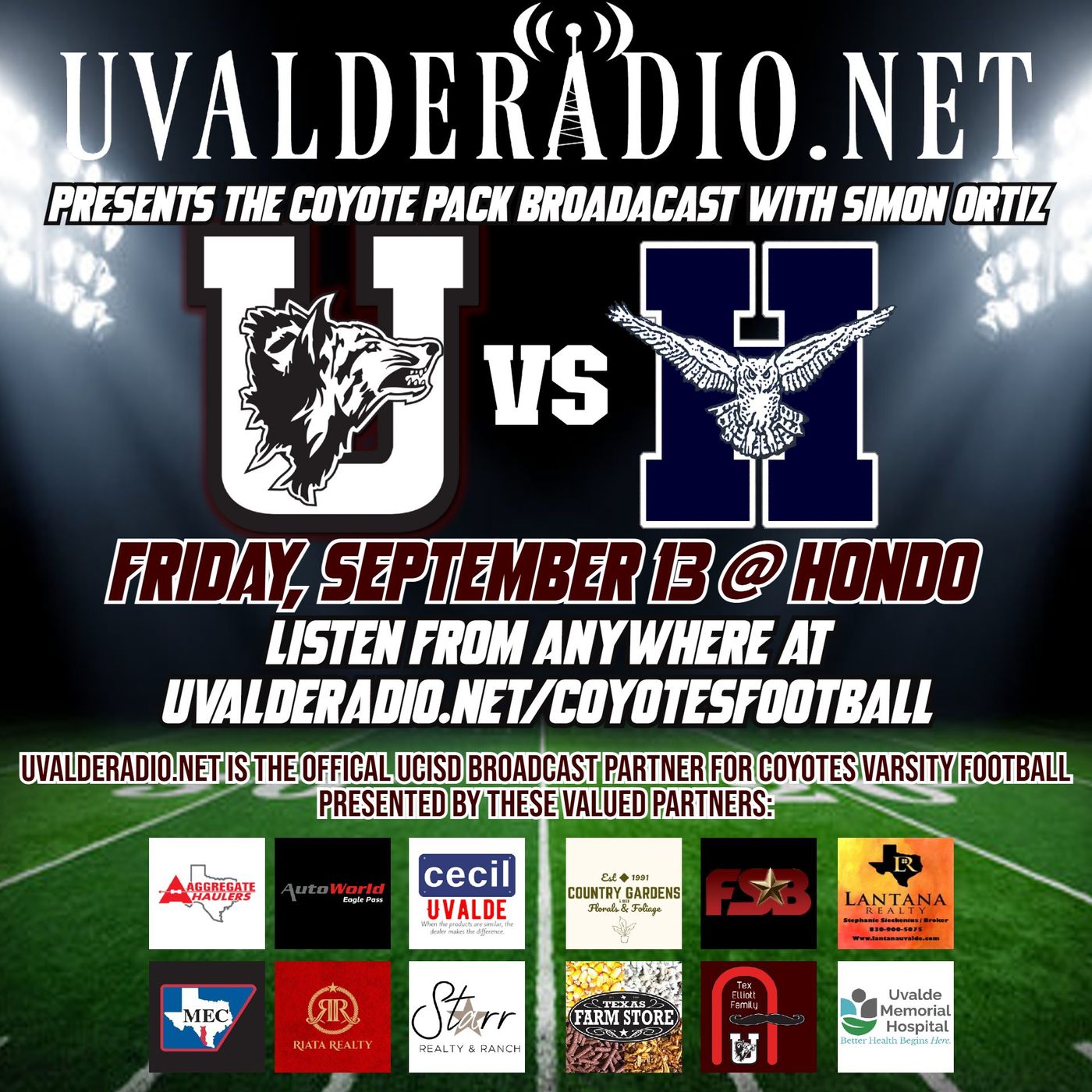 9/13/24 VS Hondo Owls episode artwork