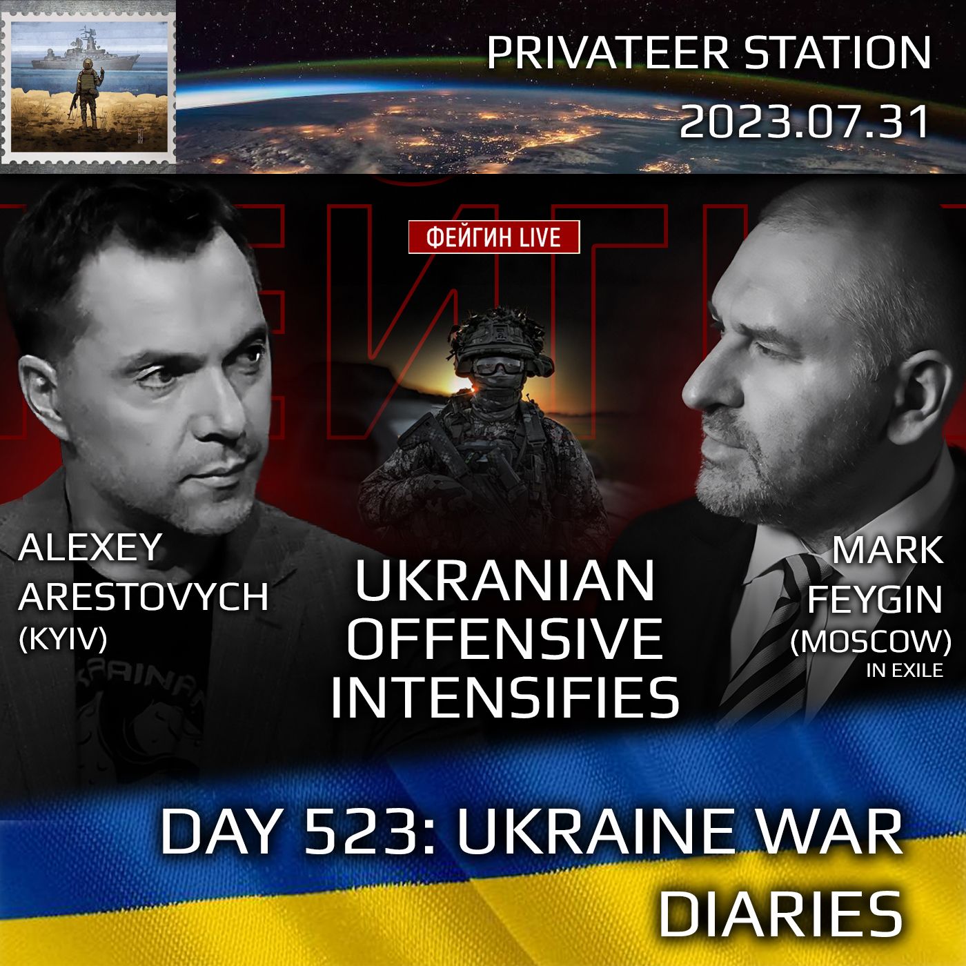 cover of episode War Day 523: Ukraine Offensive Intensifies