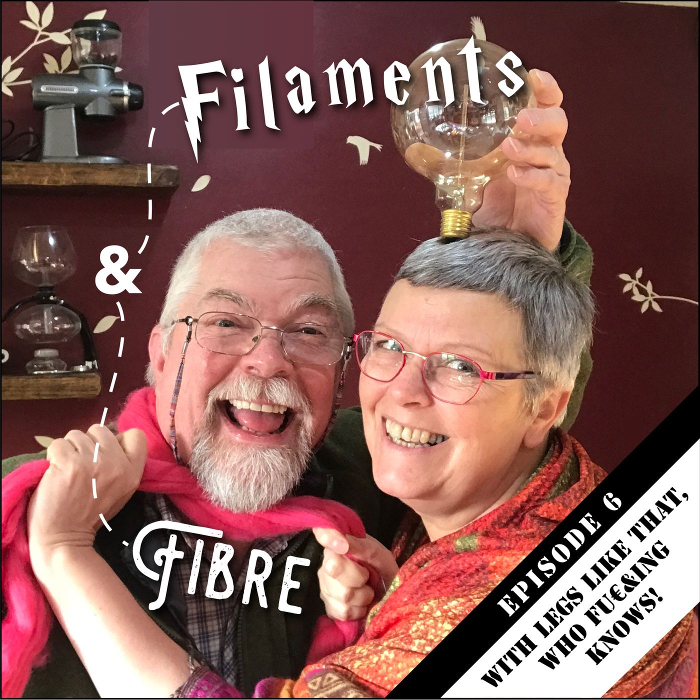 Episode 6—Filaments & Fibre—'With legs like that who f#¢∞§&g knows!' episode artwork