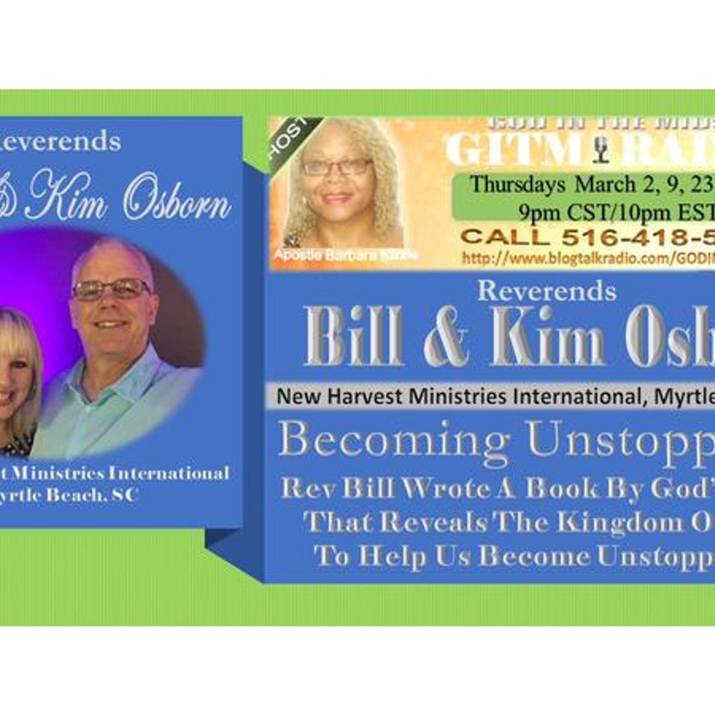 GITM Radio 3.2.23 Part 5 Rev Bill and Rev Kim Osborn, Myrtle Beach, SC episode artwork