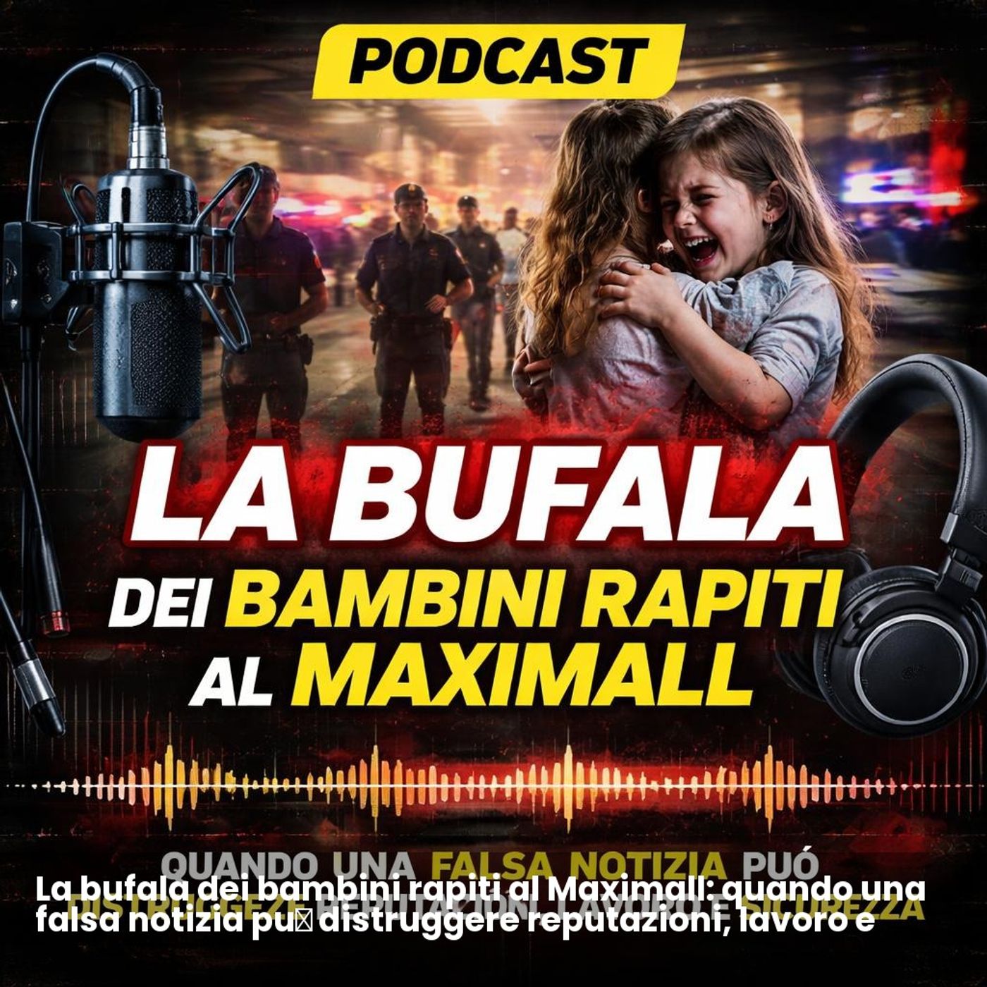 La bufala dei bambini rapiti al Maximall: quando una falsa notizia può distruggere reputazioni, lavoro e sicurezza episode artwork