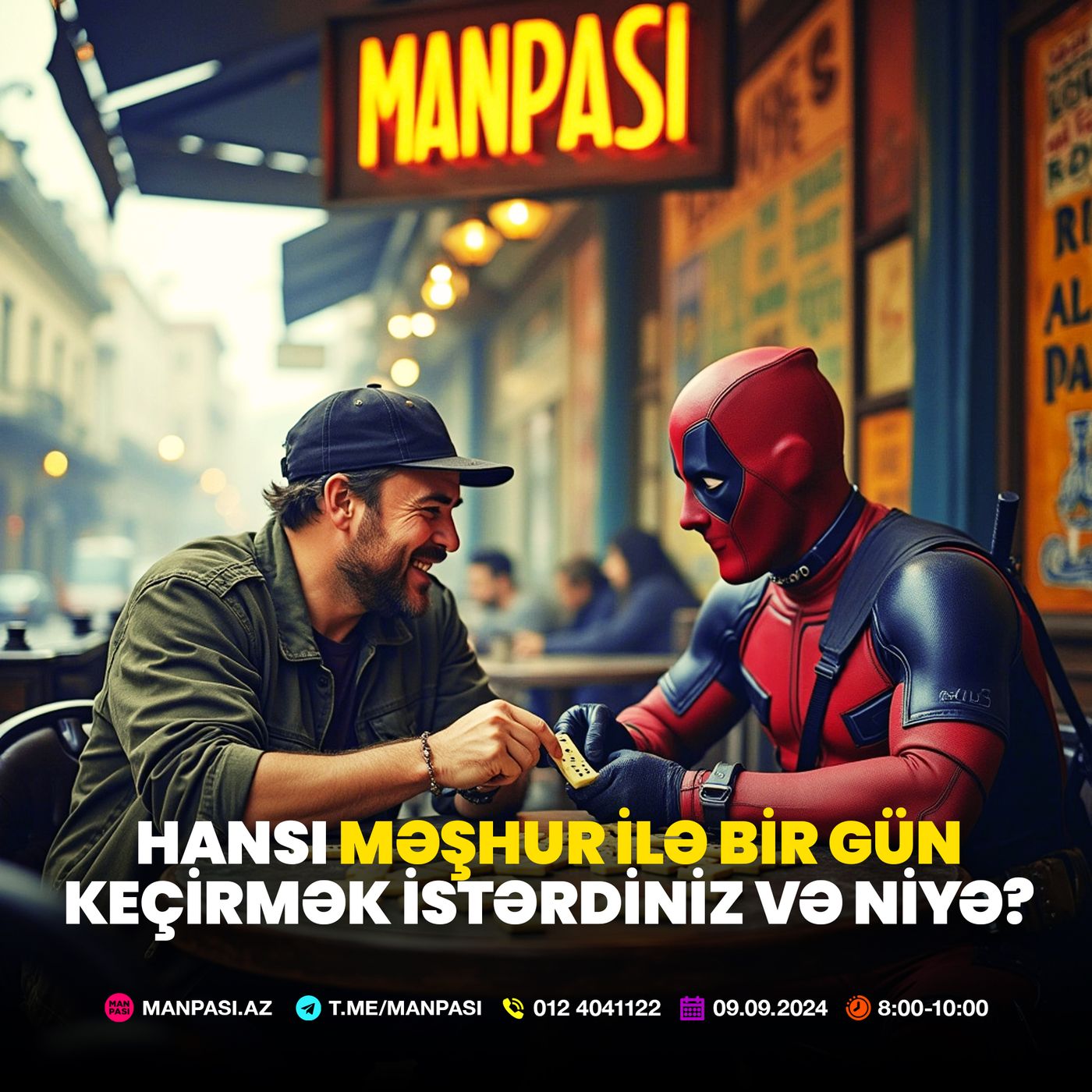 Hansı məşhur ilə bir gün keçirmək istərdiniz və niyə? 09.09.2024