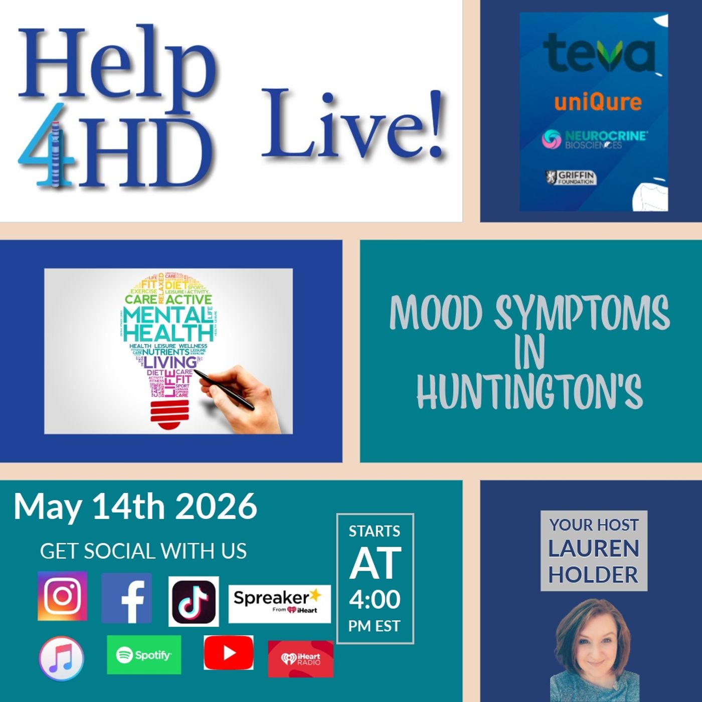 Mood Symptoms in HD with Dr. Karen Anderson episode artwork