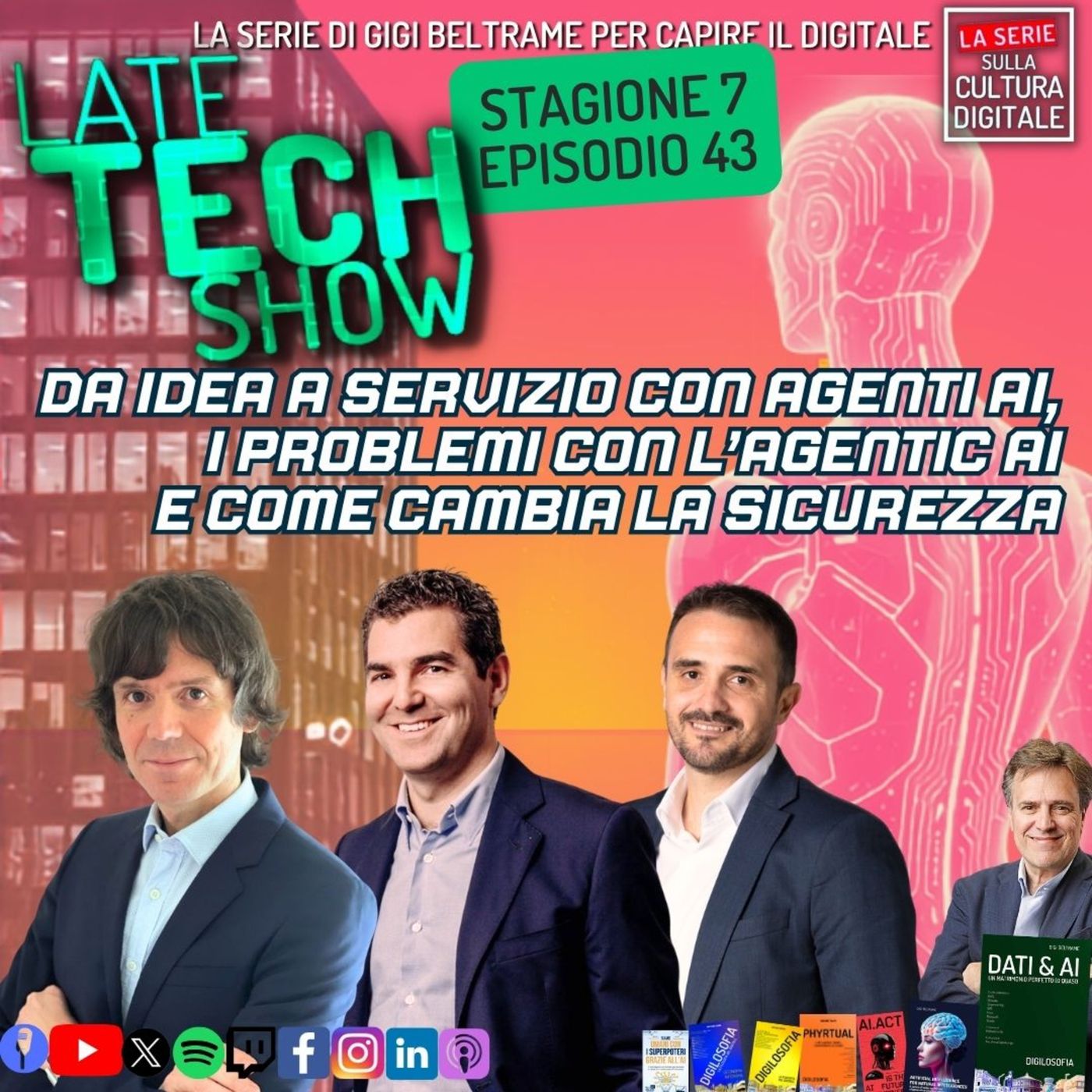 Da idea a servizio con Agenti AI, i problemi con l'agentic AI e come cambia la sicurezza -S07e43 episode artwork