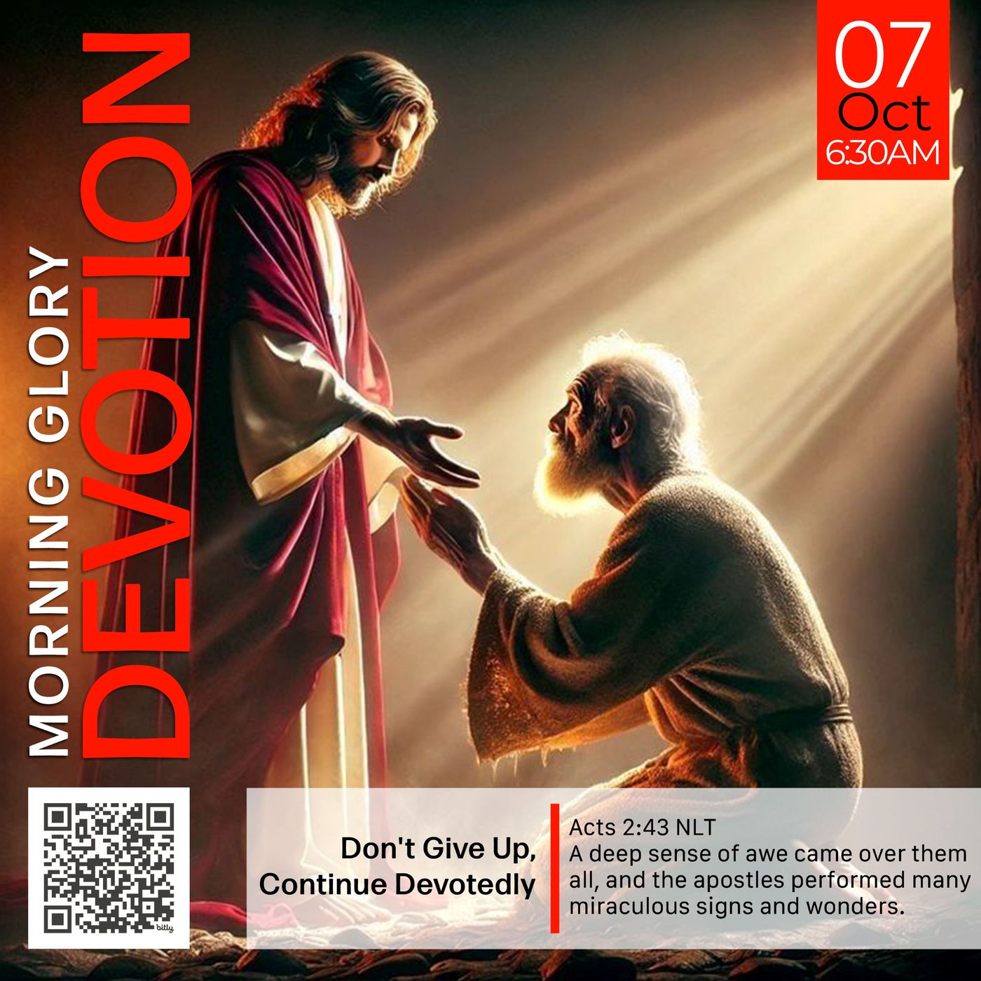 MGD: Don't Give Up, Continue Devotedly