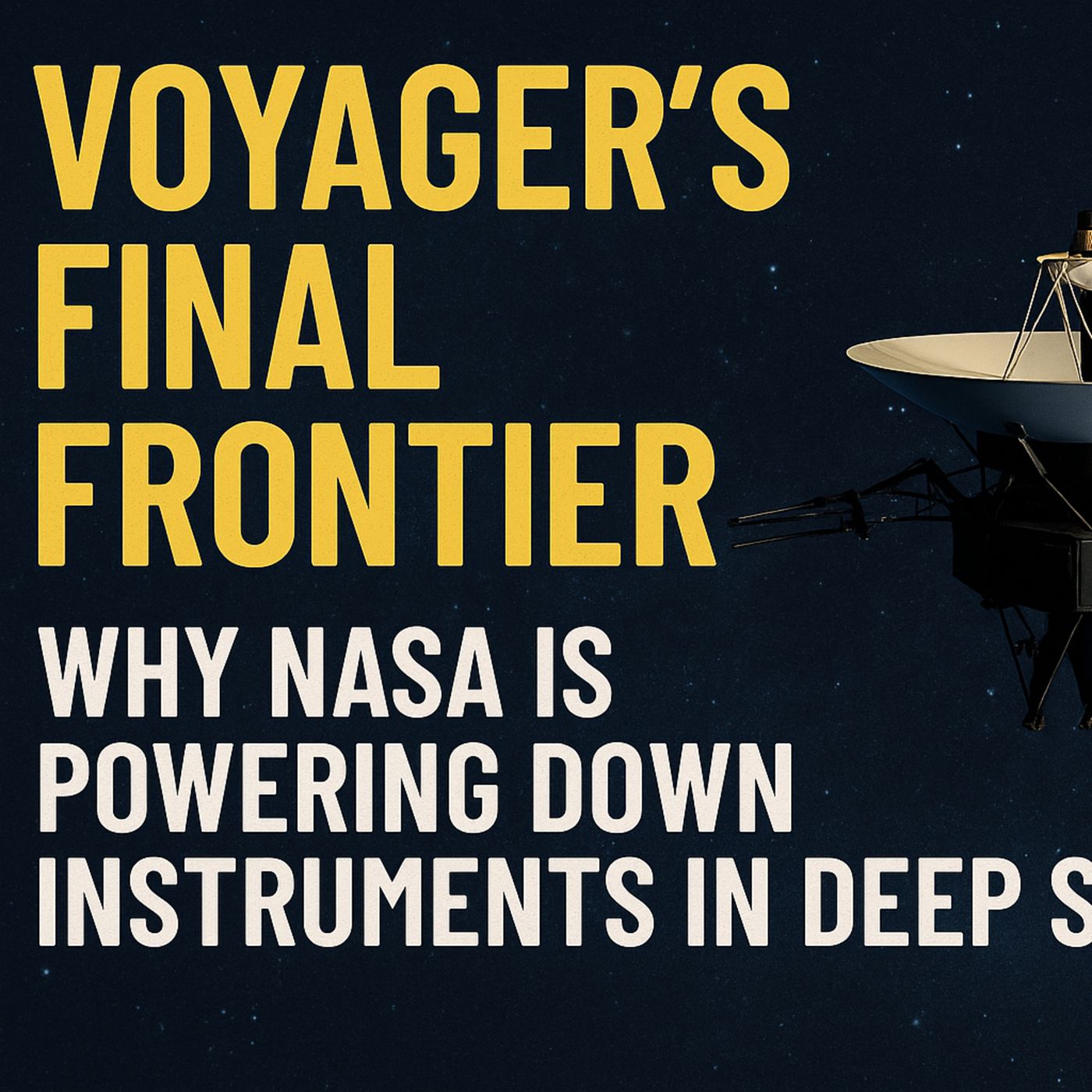 Voyager's Final Frontier: Why NASA Is Powering Down Instruments in Deep Space